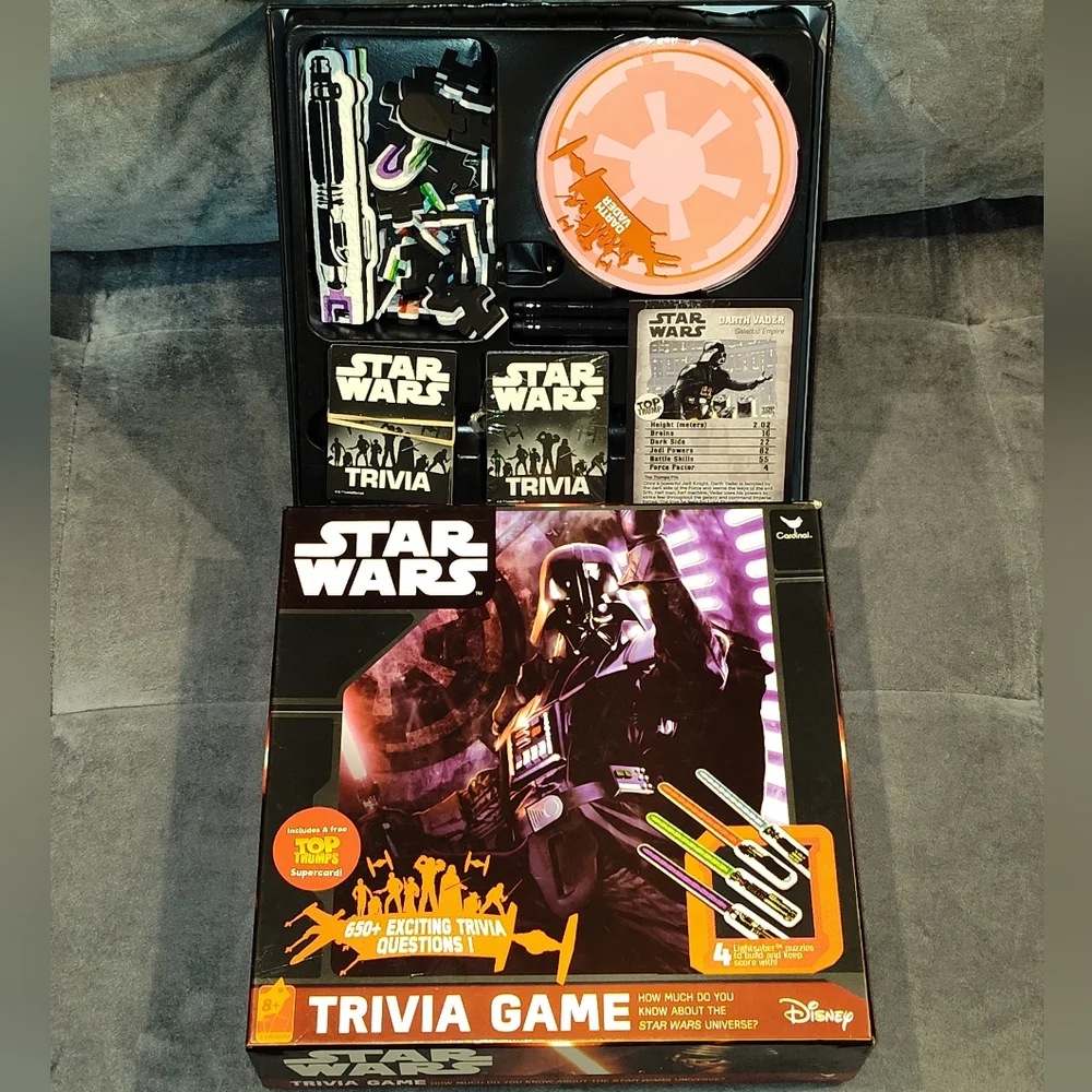 NEW DISNEY STAR WARS UNIVERSE TRIVIA GAME 650+ QUESTIONS TEST YOUR KNOWLEDGE
